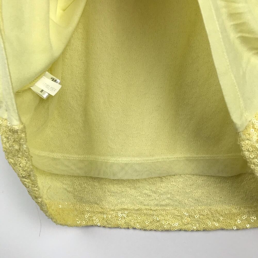 Antonio Melani  sequined blouse yellow Size S - Picture 6 of 9